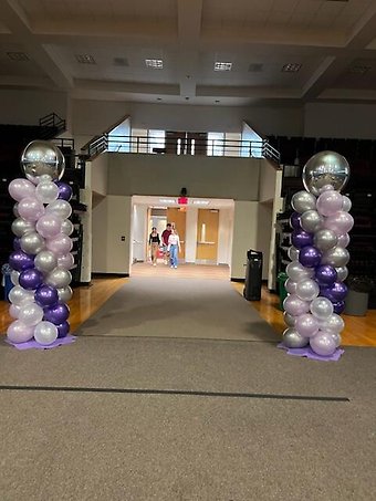Shades of Purple Columns