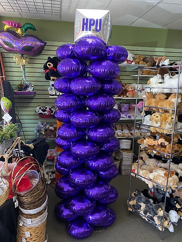 High Point University Mylar Column