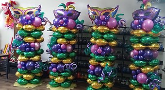 Mardi Gras Columns