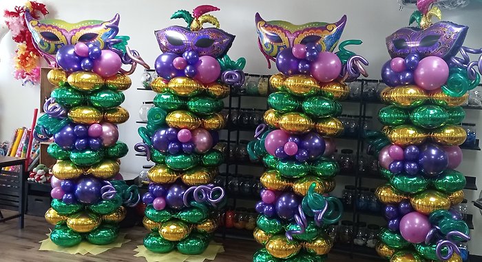 Mardi Gras Columns