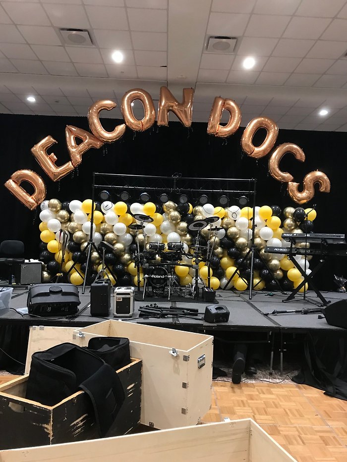 Deacon Docs Stage Decor